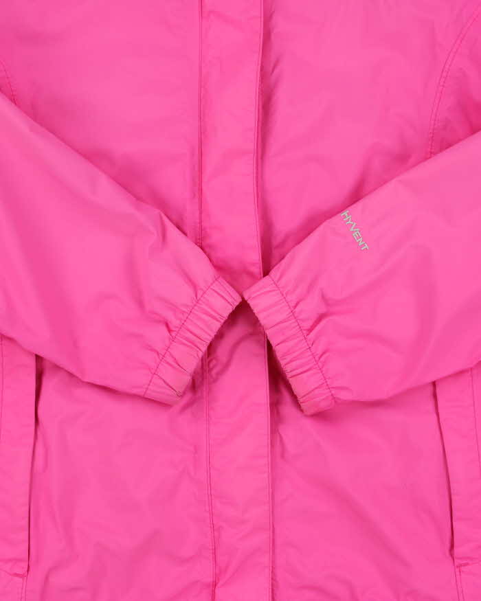 Vintage The North Face Women's Hot Pink Lightweight HyVent Waterproof Jacket - M