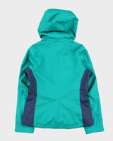 Vintage Patagonia Women's Teal Heavyweight Soft Shell 'H2no' Mountaineering Jacket - S