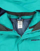 Vintage Patagonia Women's Teal Heavyweight Soft Shell 'H2no' Mountaineering Jacket - S