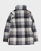Vintage The North Face Women's Buffalo Plaid Lightweight DryVent Waterproof Parka Jacket - S