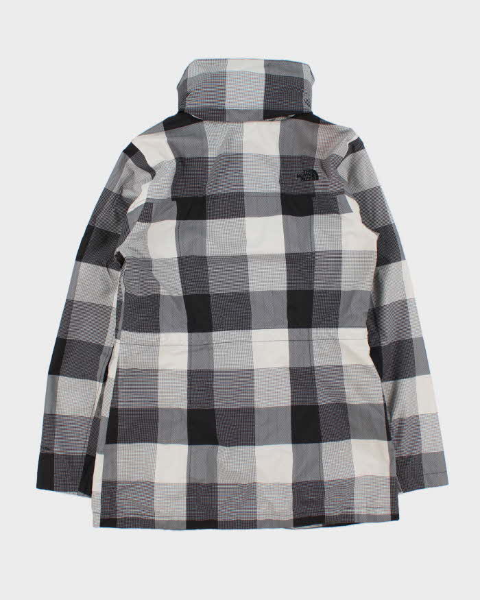 Vintage The North Face Women's Buffalo Plaid Lightweight DryVent Waterproof Parka Jacket - S