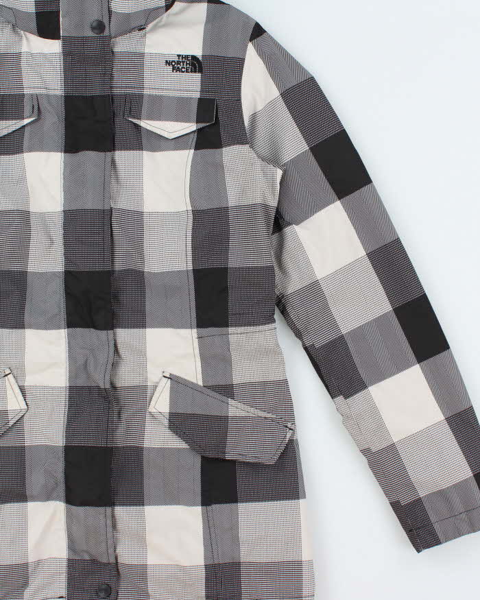 Vintage The North Face Women's Buffalo Plaid Lightweight DryVent Waterproof Parka Jacket - S