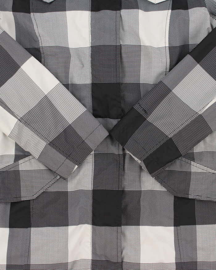 Vintage The North Face Women's Buffalo Plaid Lightweight DryVent Waterproof Parka Jacket - S