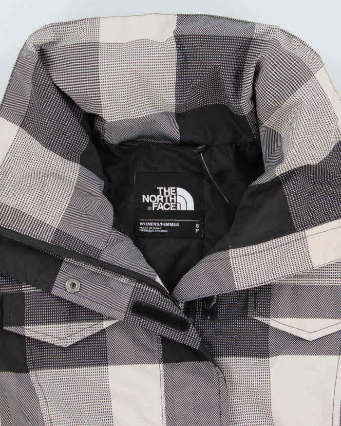 Vintage The North Face Women's Buffalo Plaid Lightweight DryVent Waterproof Parka Jacket - S
