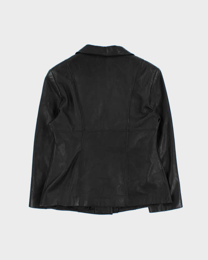 Vintage 1990s Danier Women's Calfskin Leather Blazer Jacket - M