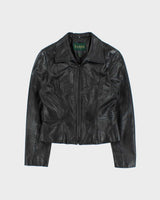 Vintage 2000s Danier Fitted Leather Jacket - XS