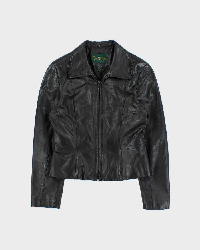 Vintage 2000s Danier Fitted Leather Jacket - XS
