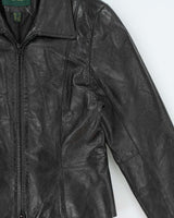 Vintage 2000s Danier Fitted Leather Jacket - XS
