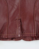 Vintage 2000s Sandra Angelozzi Blazer Style Leather Jacket - S