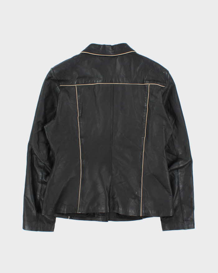 Vintage 1990s Women's Calfskin Leather Western Riders Jacket - M
