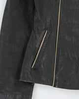 Vintage 1990s Women's Calfskin Leather Western Riders Jacket - M