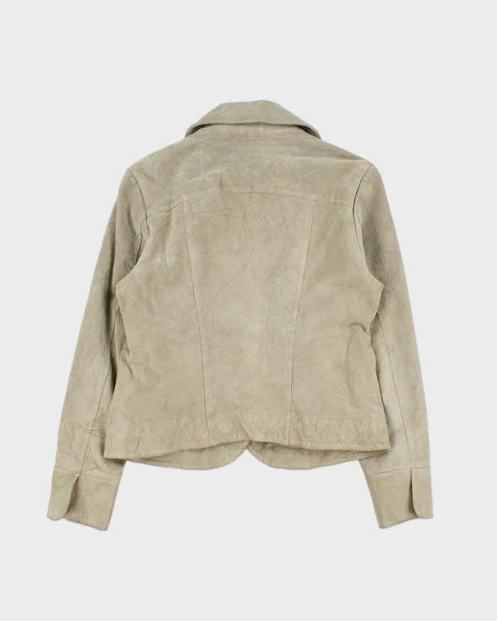 Vintage Y2K 00s LAL Women's Suede Snap Button Blazer Jacket - S