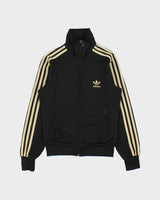 Vintage Y2K 00s Adidas Originals Women's Gold Firebird Track Jacket - S