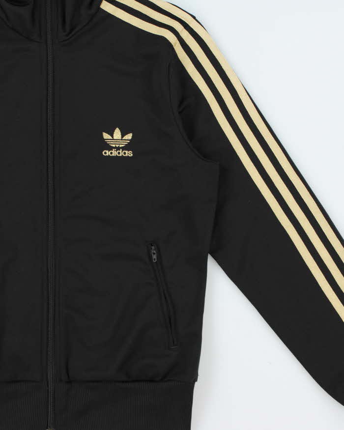Vintage Y2K 00s Adidas Originals Women's Gold Firebird Track Jacket - S