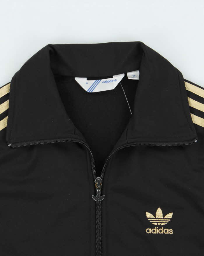 Vintage Y2K 00s Adidas Originals Women's Gold Firebird Track Jacket - S