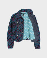 Vintage Y2K 00s Marc Jacobs Women's Tweed Military Blazer Jacket - XS