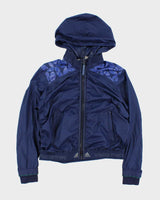 Vintage Adidas x Stella McCartney Women's Floral Cropped Shell Windbreaker Jacket - M