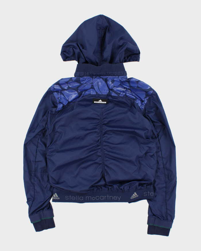 Vintage Adidas x Stella McCartney Women's Floral Cropped Shell Windbreaker Jacket - M