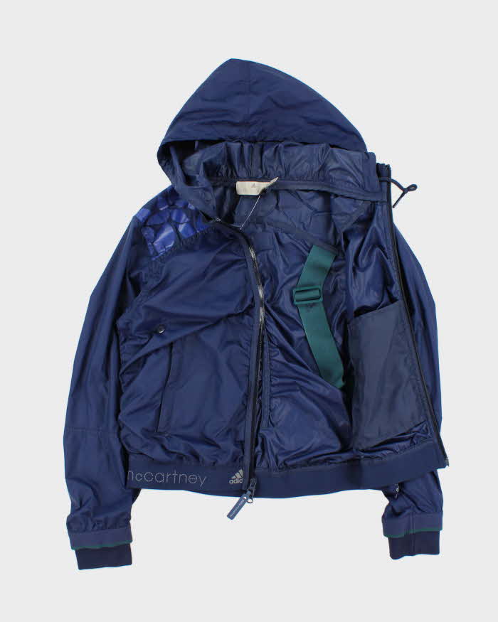 Vintage Adidas x Stella McCartney Women's Floral Cropped Shell Windbreaker Jacket - M