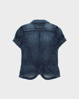 Vintage Y2k 2000s Guess Jeans Short Sleeve Denim Jacket - S