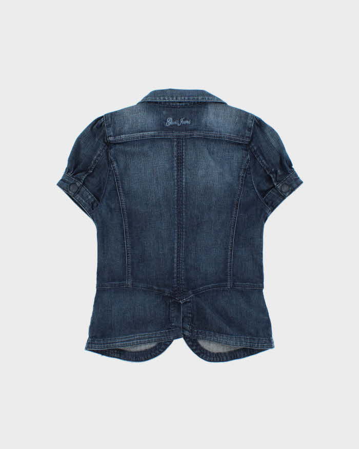 Vintage Y2k 2000s Guess Jeans Short Sleeve Denim Jacket - S