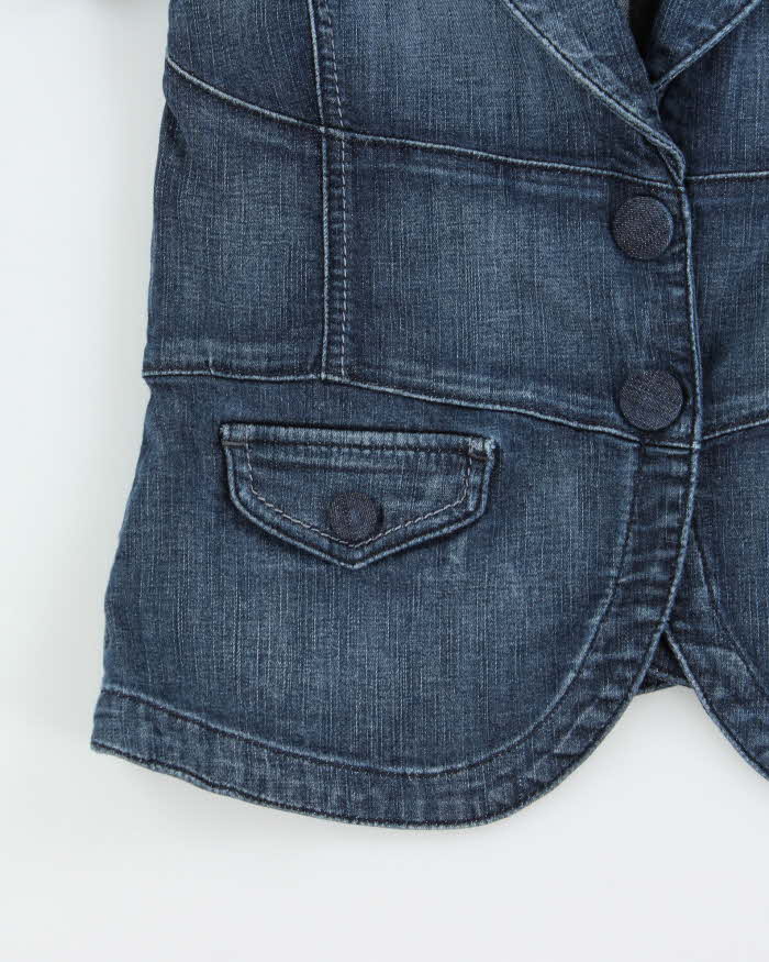 Vintage Y2k 2000s Guess Jeans Short Sleeve Denim Jacket - S
