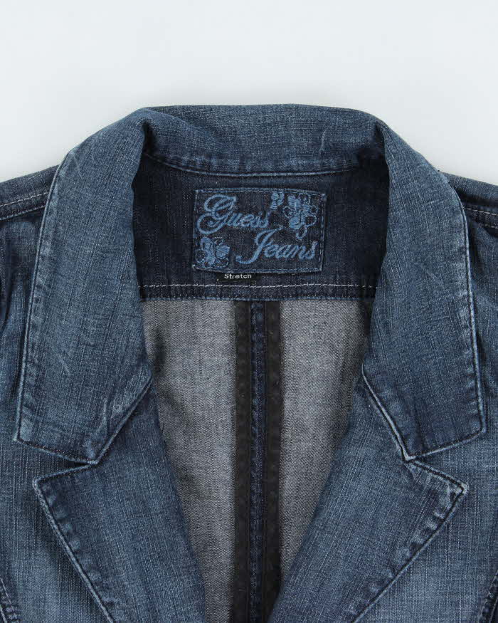 Vintage Y2k 2000s Guess Jeans Short Sleeve Denim Jacket - S