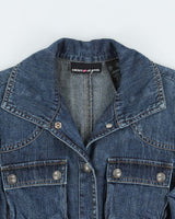 Vintage Y2k 2000s DKNY Jeans Lightweight Multi Pocket Jacket - XS