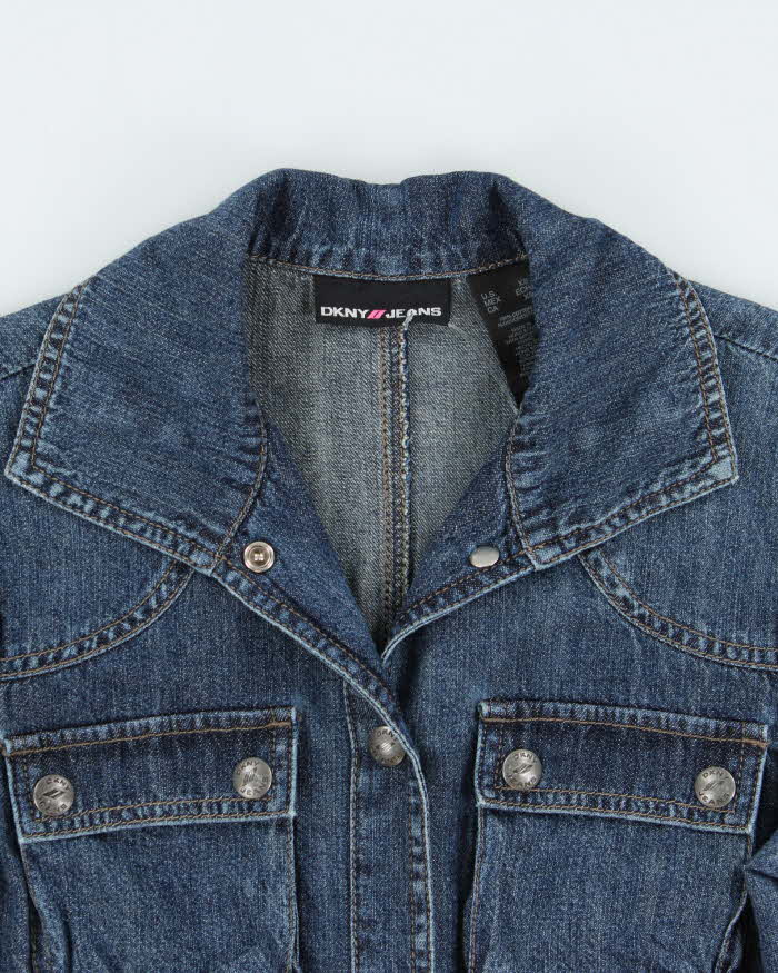 Vintage Y2k 2000s DKNY Jeans Lightweight Multi Pocket Jacket - XS