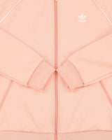 Vintage Adidas Originals Women's Peach Pink Superstar Track Jacket - L
