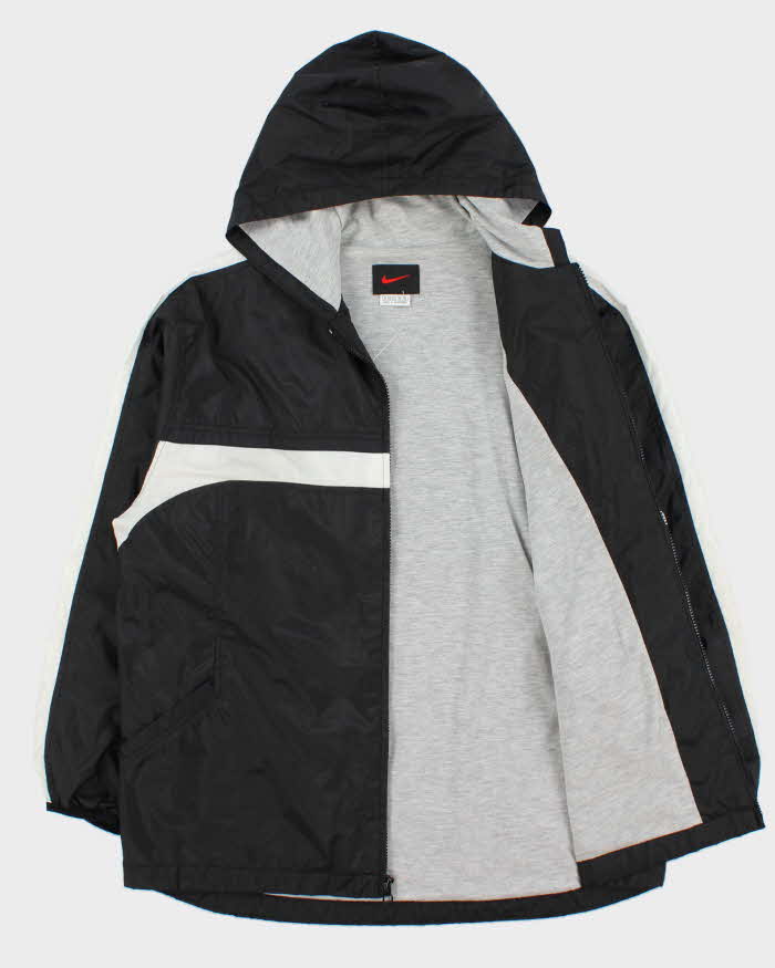 Vintage 1990s Nike Women's Shell Hooded Windbreaker Jacket - XL