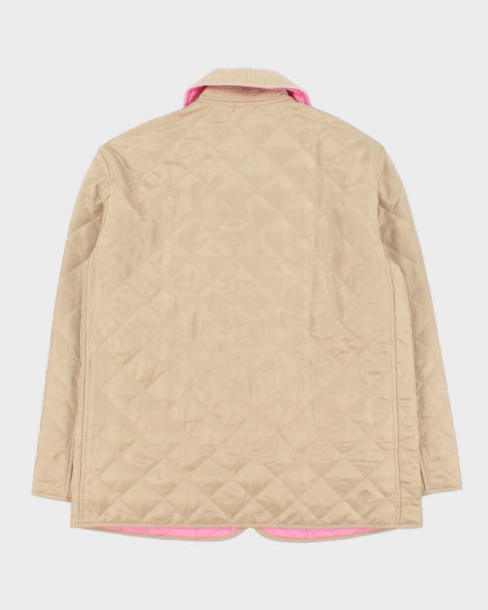 DSWT AW2024 Burberry Women's Beige Quilted Barn Jacket - L