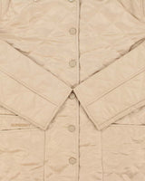 DSWT AW2024 Burberry Women's Beige Quilted Barn Jacket - L