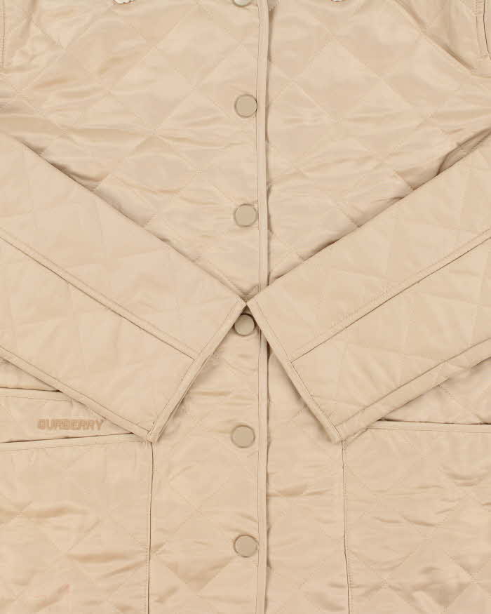 DSWT AW2024 Burberry Women's Beige Quilted Barn Jacket - L