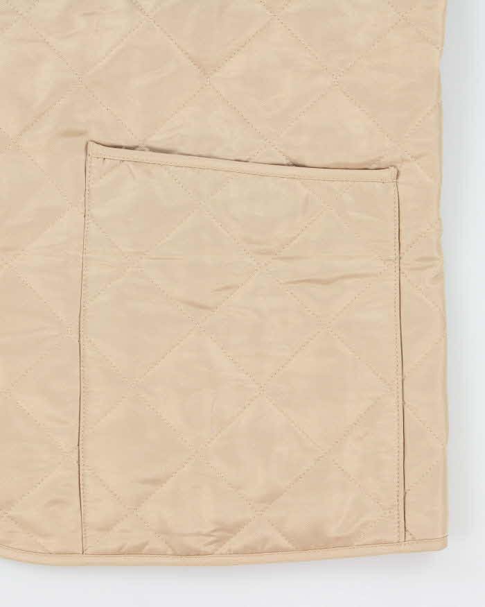 DSWT AW2024 Burberry Women's Beige Quilted Barn Jacket - L