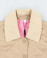DSWT AW2024 Burberry Women's Beige Quilted Barn Jacket - L