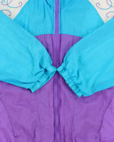 Vintage 1980s Nike Women's Embroidered Shell Windbreaker Jacket - M