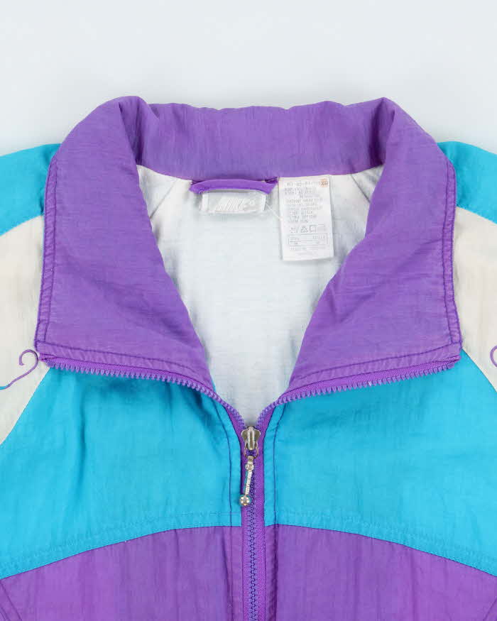Vintage 1980s Nike Women's Embroidered Shell Windbreaker Jacket - M