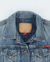 Vintage Y2K 00s Guess Women's Denim Trucker Jacket - S