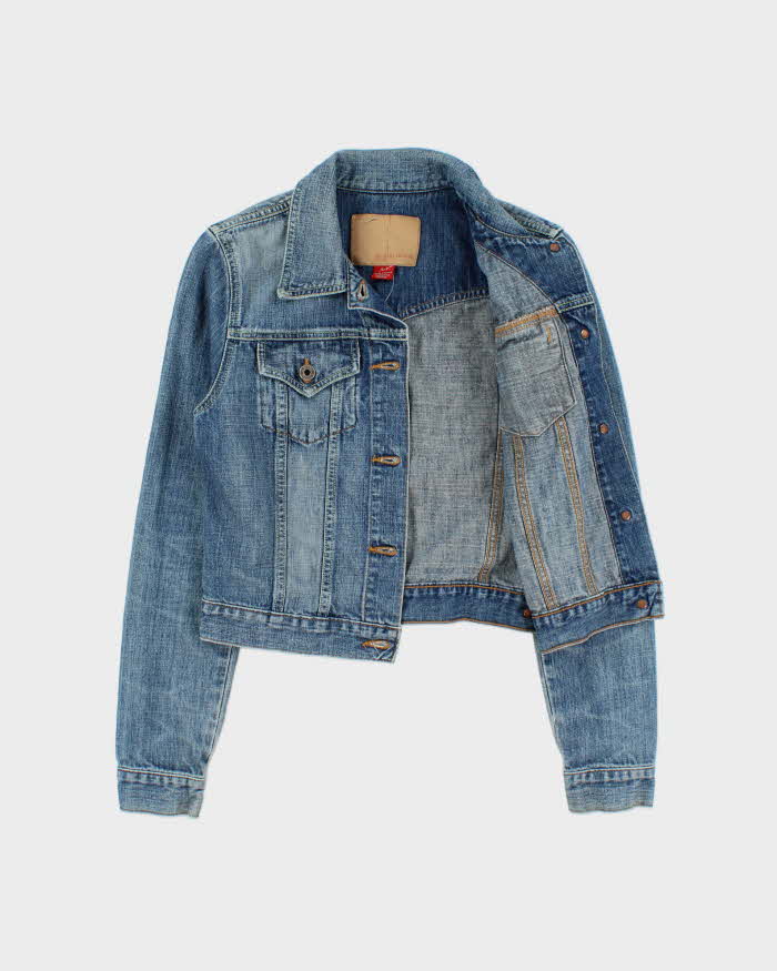 Vintage Y2K 00s Guess Women's Denim Trucker Jacket - S
