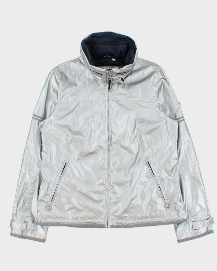 Vintage Y2K 00s Gaastra Women's Nautical Silver 3M Shell Technical Jacket - XL