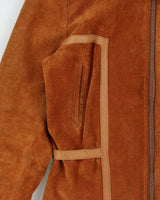 Vintage 1970s Shaino's Women's Tan Suede Made In Canada Belted Leather Western Ranch Jacket - XS