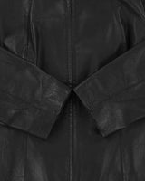 Vintage 2000s Danier Collarless Leather Moto Jacket - XL