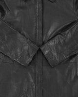 Vintage 2000s Esprit Zip-up Collared Leather Moto Jacket - M