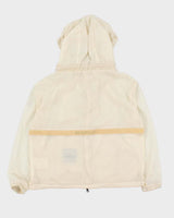 SS2023 Moncler Cream Women's Lightweight Shell Windbreaker Jeribe Jacket - XS