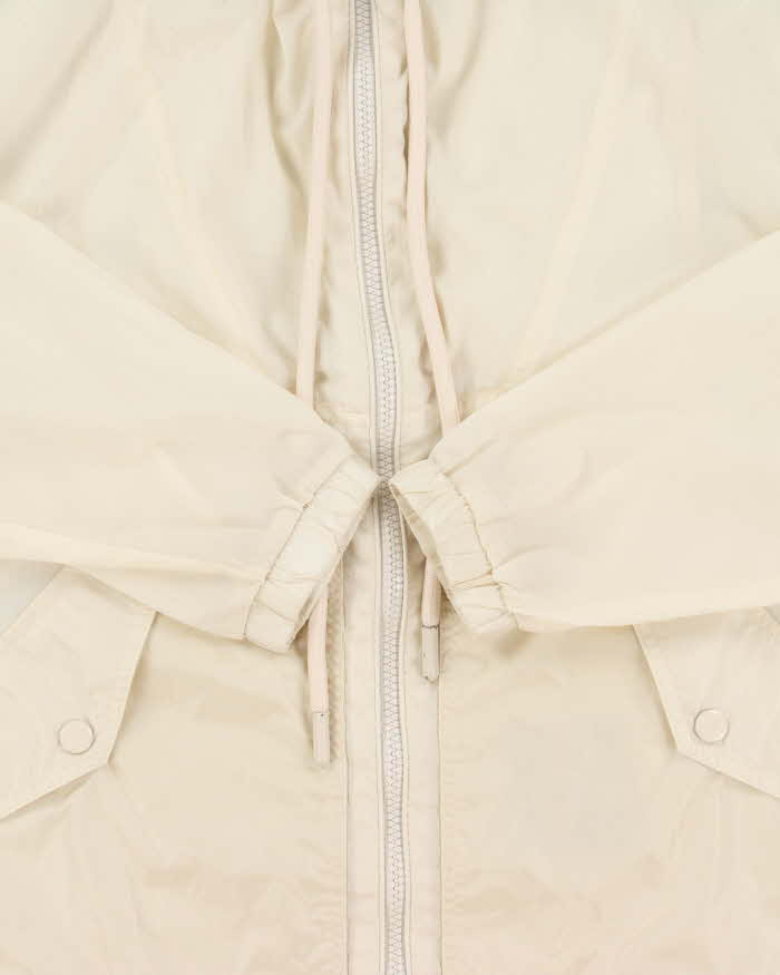 SS2023 Moncler Cream Women's Lightweight Shell Windbreaker Jeribe Jacket - XS