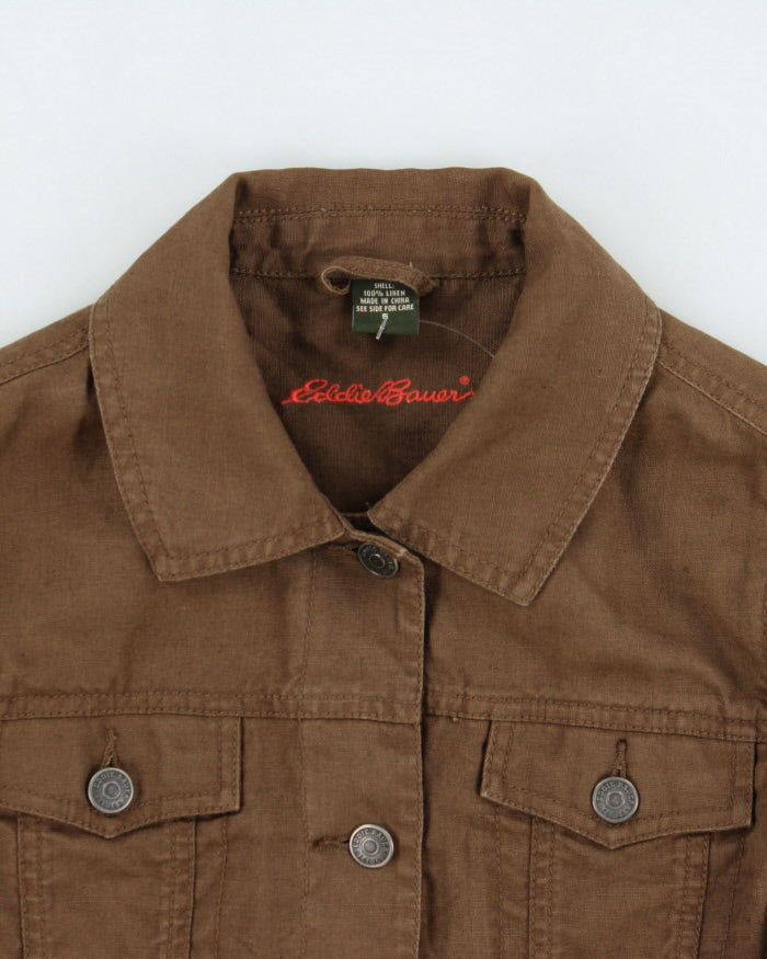 Vintage 2000s Eddie Bauer Linen Jacket - S