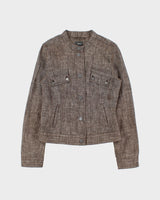 Vintage 2000s Mexx Speckled Linen Jacket - M