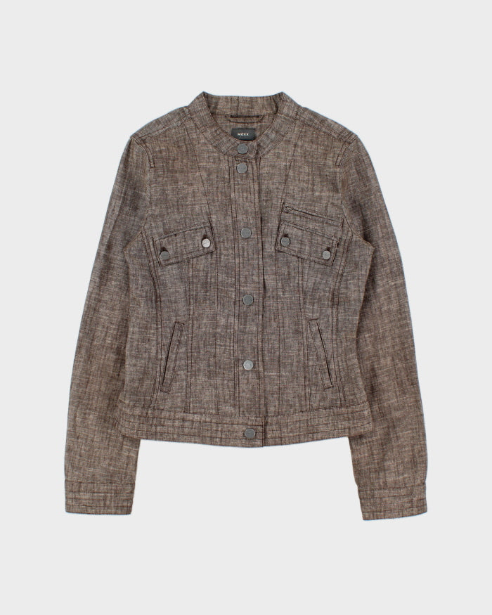 Vintage 2000s Mexx Speckled Linen Jacket - M