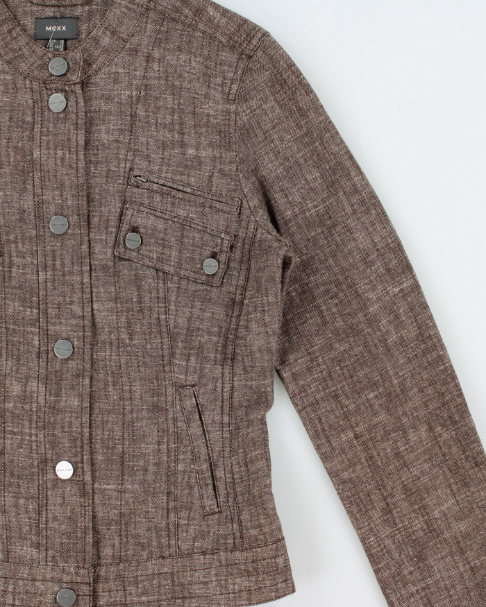 Vintage 2000s Mexx Speckled Linen Jacket - M